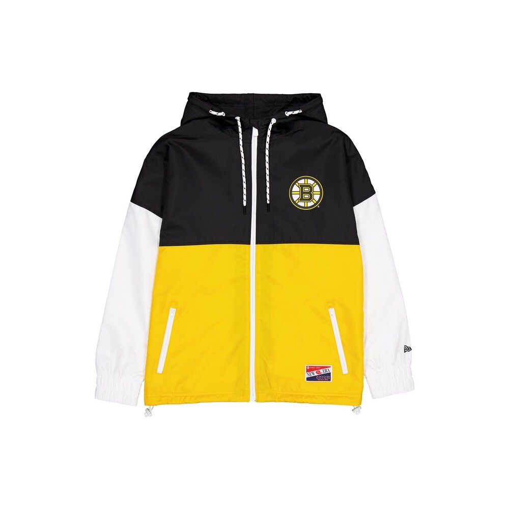 New Era Boston Bruins Throwback Windbreaker - Size XL